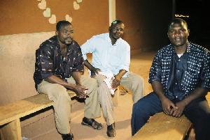 Lassane, Luc und Zakaria aus Burkina Faso