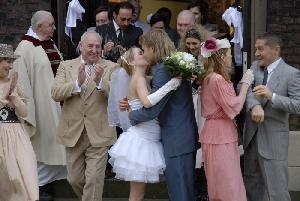 Sabine und Andreas bei der Hochzeit