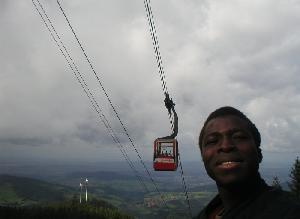 Madou Coulibaly bei einem Besuch im Schwarzwald