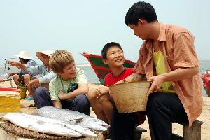 Das Dorf Adong lebt vom Fischfang
