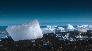 Eiskristalle auf Island