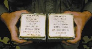Gedenksteine für zwei Nazi-Opfer